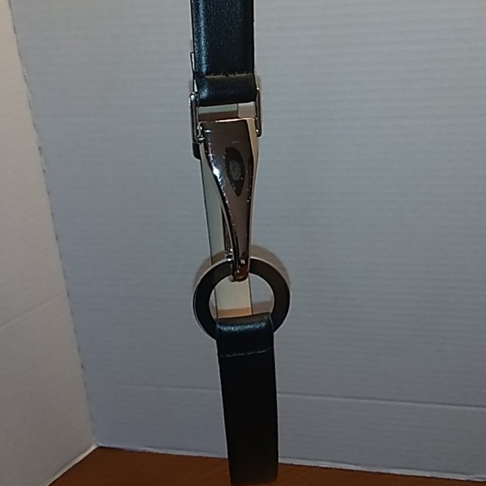 Designer leather belt.
